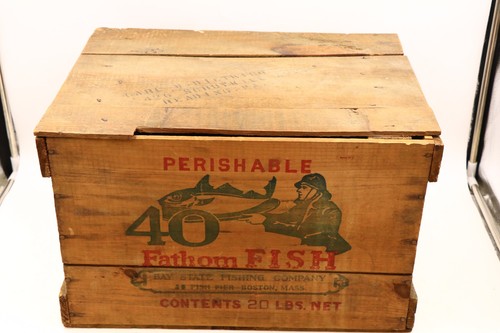 Antique fathom fish crate - 40,