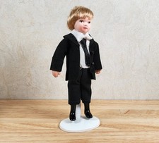 Dollhouse Boy in Black Suit &