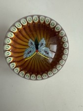 William Manson 1981 Gorgeous Butterfly Paperweights- Limited Edition 32/250