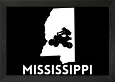 Quad Bike Framed Wall Art