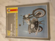 MZ ETZ HAYNES WORKSHOP MANUAL 1981-1991. COVERS 125 TO 300 MODELS. GOOD COND.