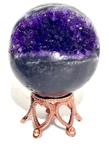 Amethyst crystal ball sphere - amethyst,