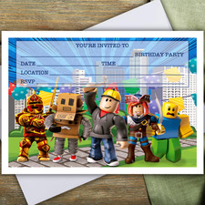 ROBLOX PARTY INVITATIONS - 10
