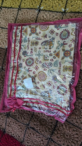 Brand new printed silk saree - new,