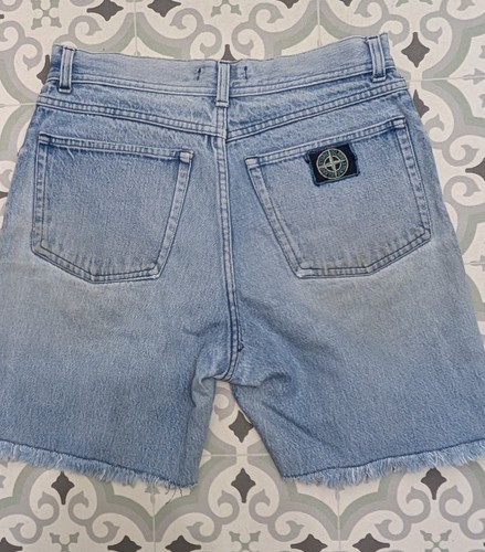 Stone island blue badge jorts - island,