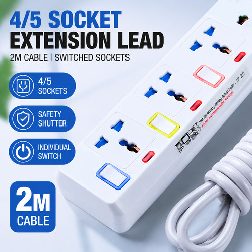 Way extension lead 2m - 4/5,