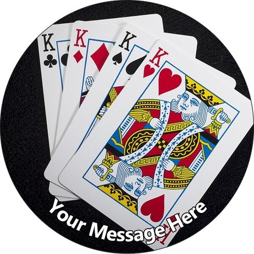Four kings playing - kings,