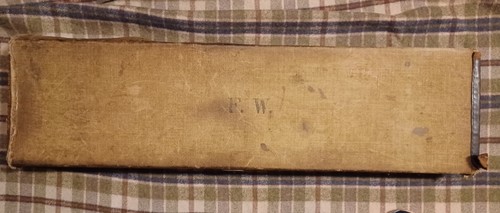 Antique gun case canvas - gun, case,
