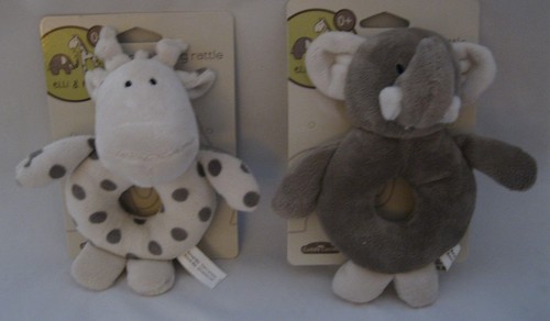 Elli raff plush ring rattle - &,