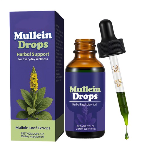 Mullein drops for - lungs,