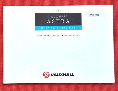 1993 vauxhall astra owners - 1993,