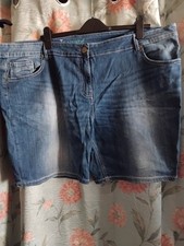 NWOT Size 22 TU Denim Boyfriend Shorts. Stretchy . Comfy