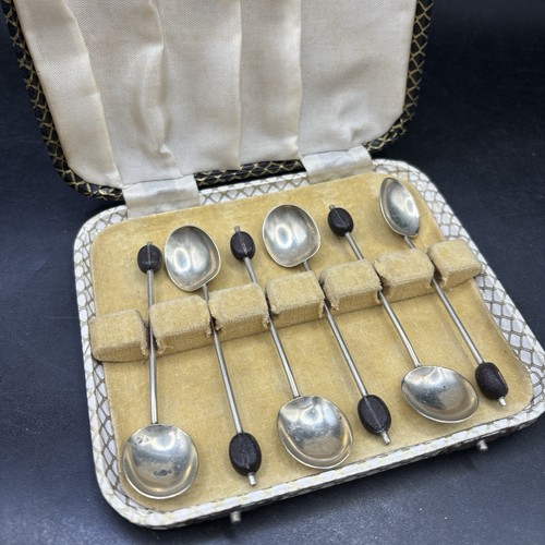 Coffee bean spoons - coffee, vintage
