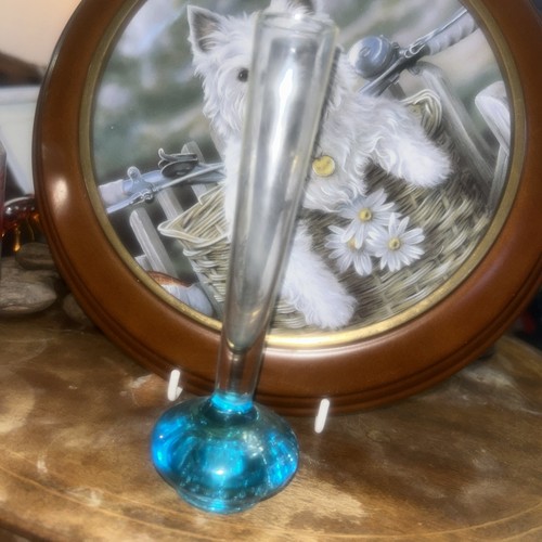 Vintage turquoise blue bubble - blue,