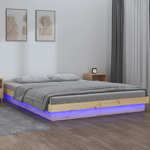 Led bed frame without - bed,
