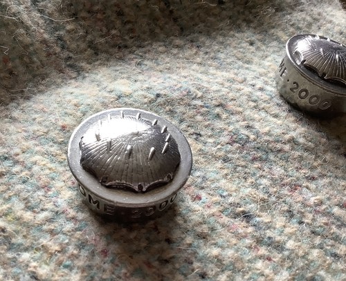 Millennium dome pewter pill - dome,