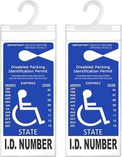 2x Handicap Parking Permit