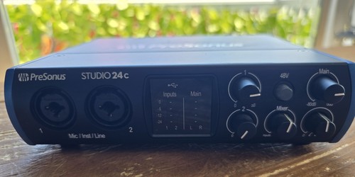 Presonus studio 24c 2 mic - studio,