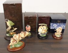 Collection of Bird Figurines 5pc Border Fine Arts Country Artists Russell Willis