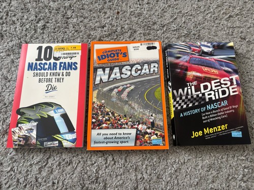 Nascar books bundle job - books,