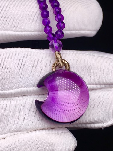 High clarity amethyst - clarity, moon