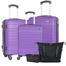 Xplr 5pc abs luggage set - luggage, hard