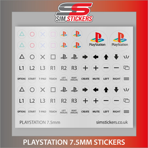 Clear 5mm round - 7.5mm, playstation