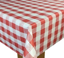 Red Gingham Classic Check  PVC