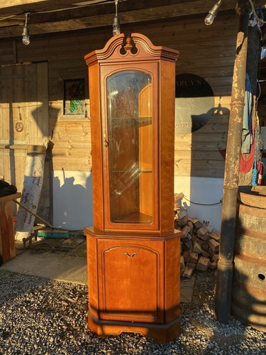 Mahogany corner cabinet