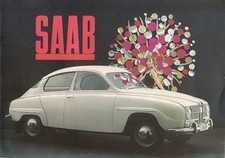 Saab 96 2-Stroke Saloon 1964-65 UK Market Sales Brochure