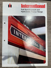 International Harvester Full Synchromesh  & Hydrostatic Tractor Range Brochure
