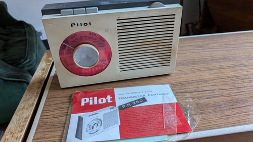 Vintage portable transistor