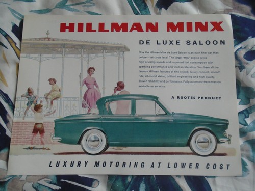Hillman minx luxe saloon - de,