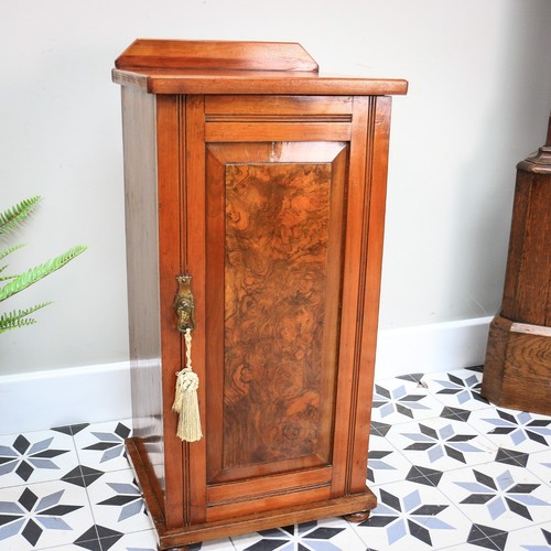 Antique bedside cabinet pot - cabinet,