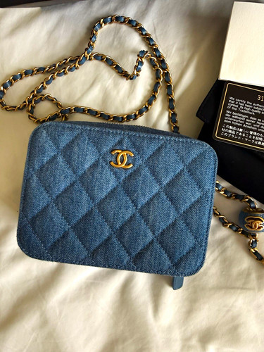 Chanel women blue quilted - chanel, women’s