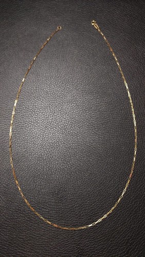 Gold fancy link necklace - ct,