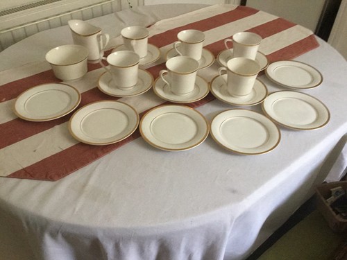 Spode golden eternity tea set - spode,