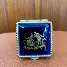 French Vintage Cobalt Glass