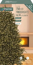 Premier 750 LED Multi-Action TreeBrights Christmas Tree Lights Timer WARM WHITE