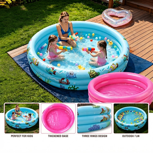 Ring inflatable paddling - ring,