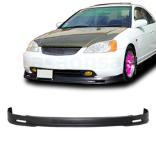 [SASA] Fit for 01-03 Honda Civic 2dr 4dr MU Style PU Front Bumper Lip Spoiler