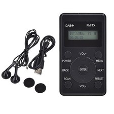 HRD-100 Digital Radio Vehicle DAB Receiver FM Transmitter For Ham Radio DIY App