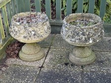 Pair Of Floral Weathered