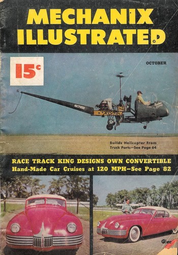 Vintage october 1948 mechanix - vintage,