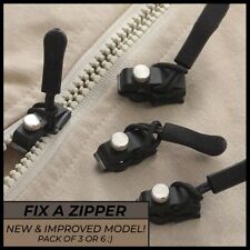 FIX A ZIPPER 2025 Universal Repair Kit 3 Sizes Zip Fixer Slider Clip Replacement