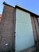 agricultural farm building cold storage door sliding 4.46m high 2.54wide