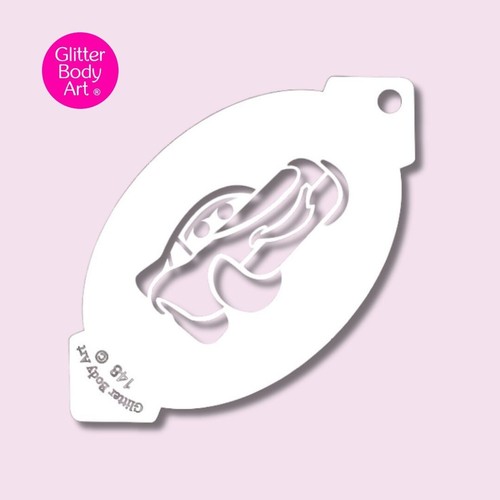 Cars face paint stencil - paint,