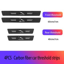 4PCS For Jaguar Car Accessories Door Sill Protector Scuff Guard Cover Trim 2012