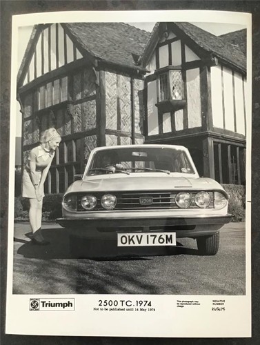 Triumph 2500 car black - black, &
