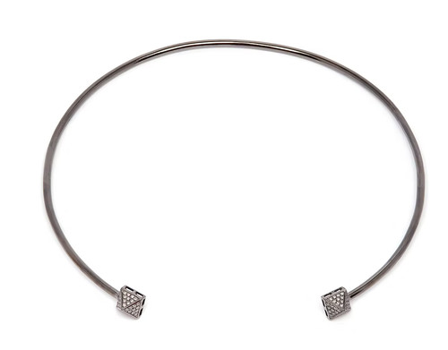 Pia diamond tiered choker - diamond,